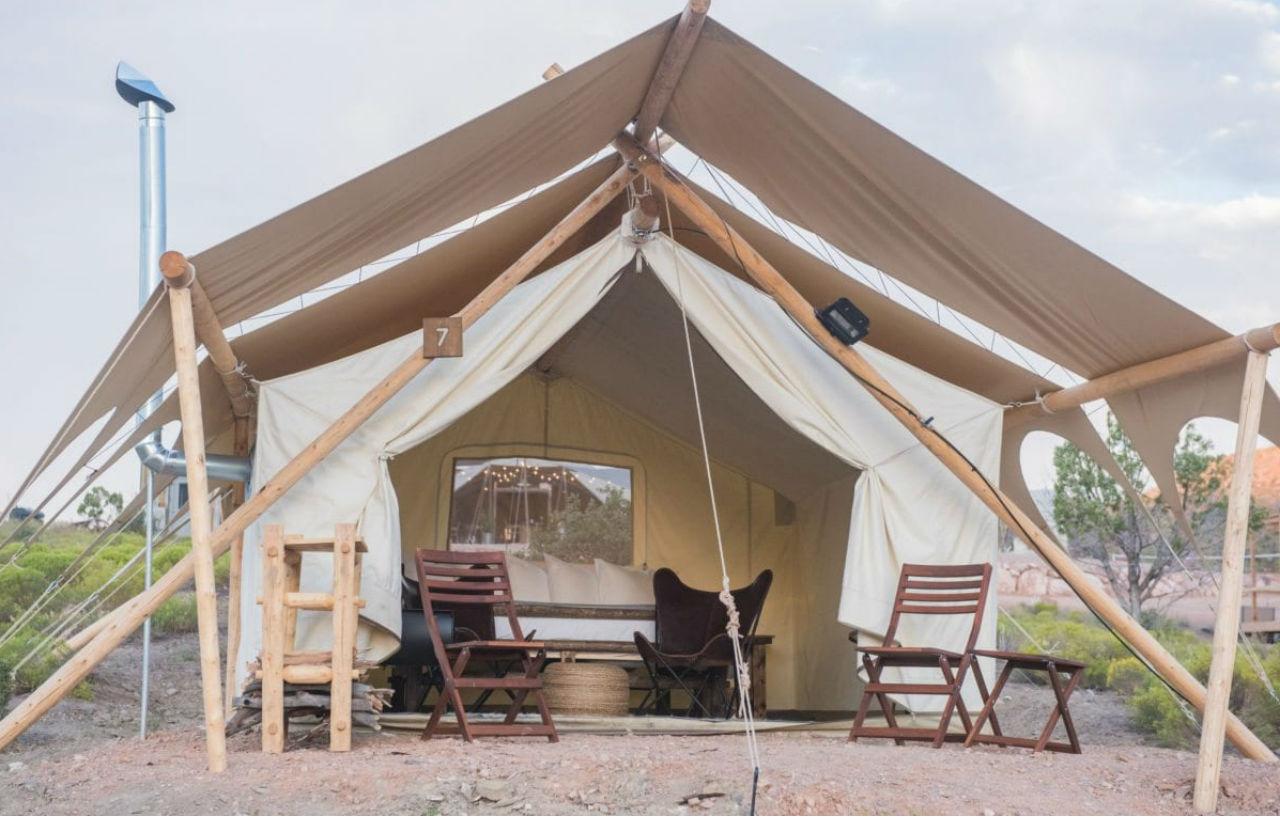 Under Canvas Zion Virgin Bagian luar foto